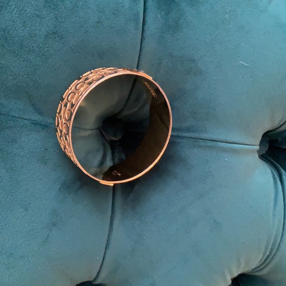 Great condition- Authentic Coach gold bangle bracelet - Picture 2 of 2